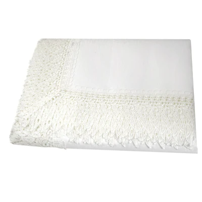 BOTEX-OBRUS 140*300 *GIPIURA* ART.144 BIAŁY