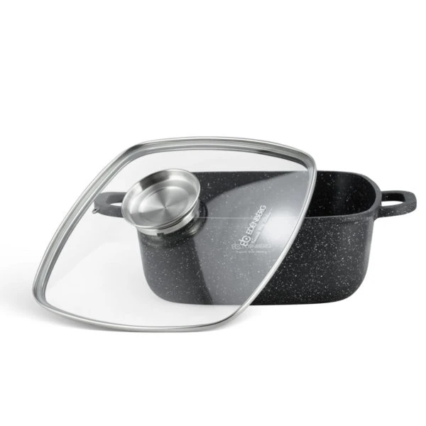 EB-GARNEK Z POWŁOKĄ NIEPRZYWIERAJĄCĄ KWADRAT 28CM/6,5L 8115