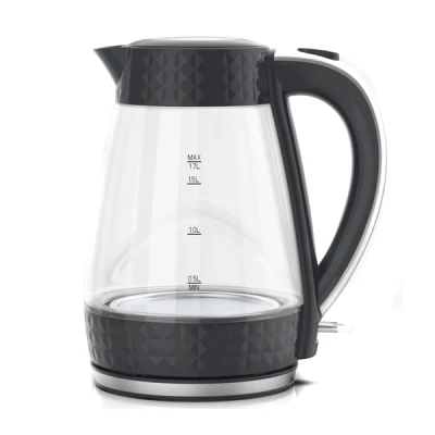 ŁUCZNIK-CZAJNIK SZKLANY ANTRACYT PREMIUM PK-2018