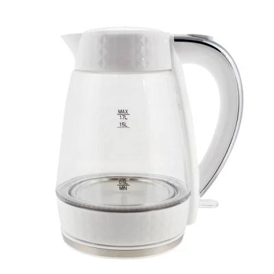 ŁUCZNIK-CZAJNIK SZKLANY BIAŁY PREMIUM PK-2018