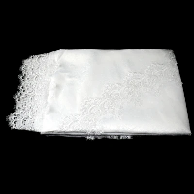 MESA-OBRUS 140*260 *GIPIURA* ART.088 OVAL BIAŁY