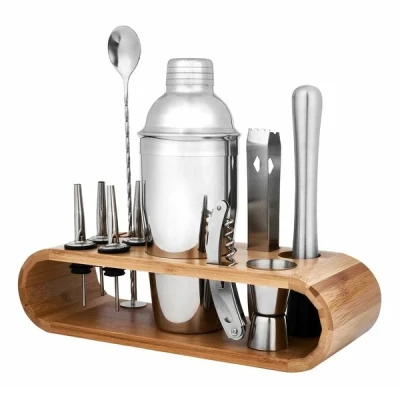 TAD-ZESTAW BARMAŃSKI Z BAMBUSOWYM STOJAKIEM 12EL.