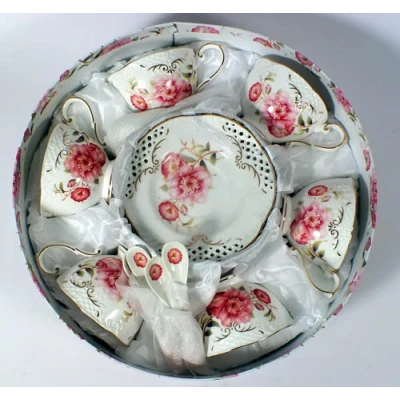 4WD-KPL. FILIŻANKI PEONIA WYPUKŁE 18EL. PEON 018W