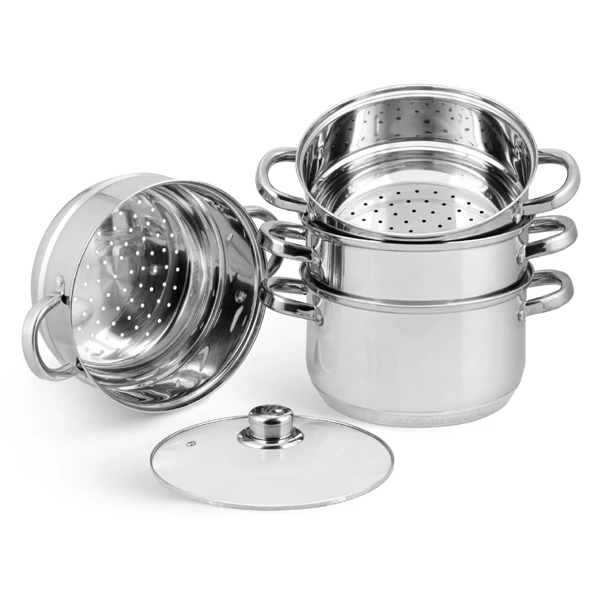 EB-5-EL. GARNEK DO GOTOWANIA NA PARZE 22CM 8907