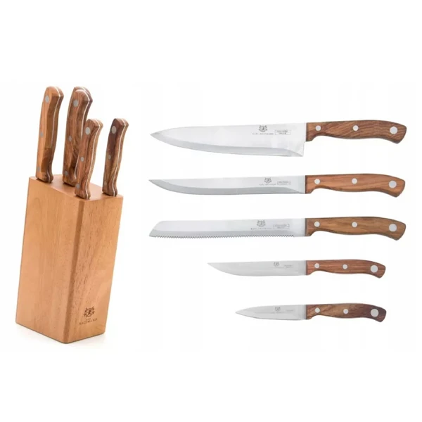 HAU-KPL.5SZT NOŻY W BLOKU 2685