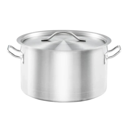 ST-GARNEK ŚREDNI STALOWY BASIC 24CM/6,1L Z/P 012246