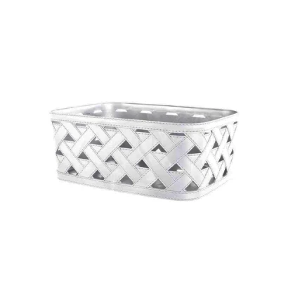 KAT-KOSZYK DECOBELLA IMITACJA SKÓRY 22X32X13CM