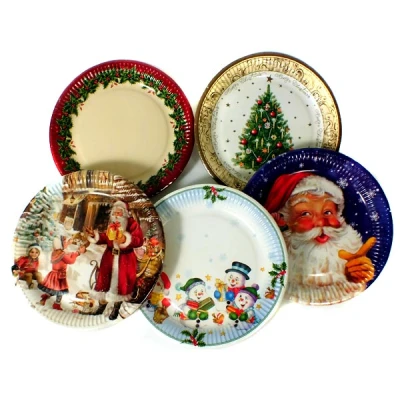 PM-TALERZ PAPIEROWY FI 227MM A'8 *BOŻE NARODZENIE* TAL02_GW