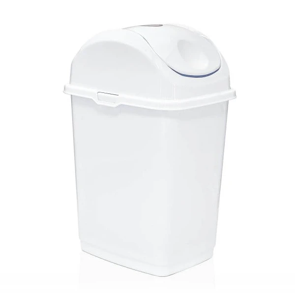 KAT-KOSZ NA ŚMIECI UCHYLNY *SLIM* 18L BIAŁY