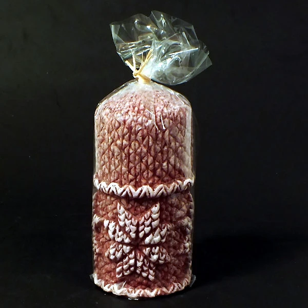 ADPAL-ŚWIECA WALEC 125/70 WOOL-GWIAZDA CAPPUCCINO