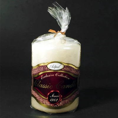 ADPAL-ŚWIECA PIEŃKOWA 100/70 METALIK PERŁOWA ECRU