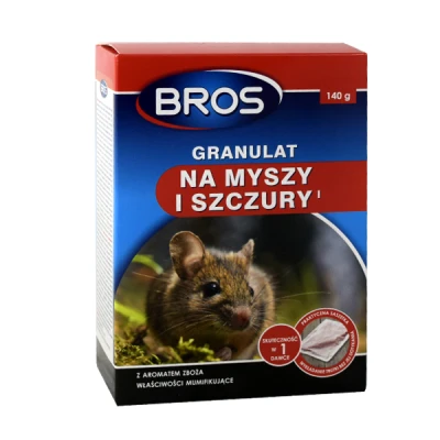 BROS-GRANULAT NA MYSZY 140G./12/