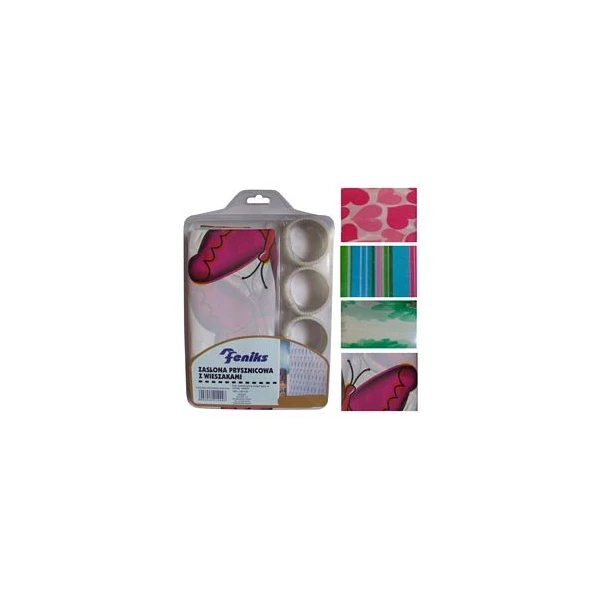 FEN-ZASŁONA PRYSZNICOWA *PVA* 180*180 MIX