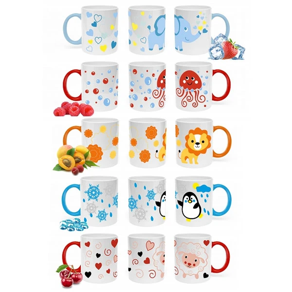 GLA-KUBEK RITA 300ML KOLOROWE ZWIERZĄTKA